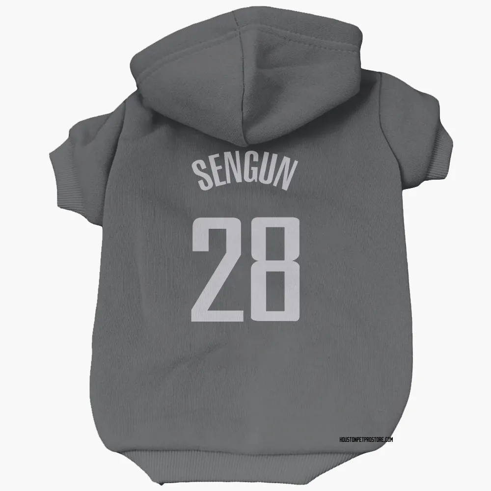 Houston Rockets Alperen Sengun Black Pet Hoodie for Dog & Cat