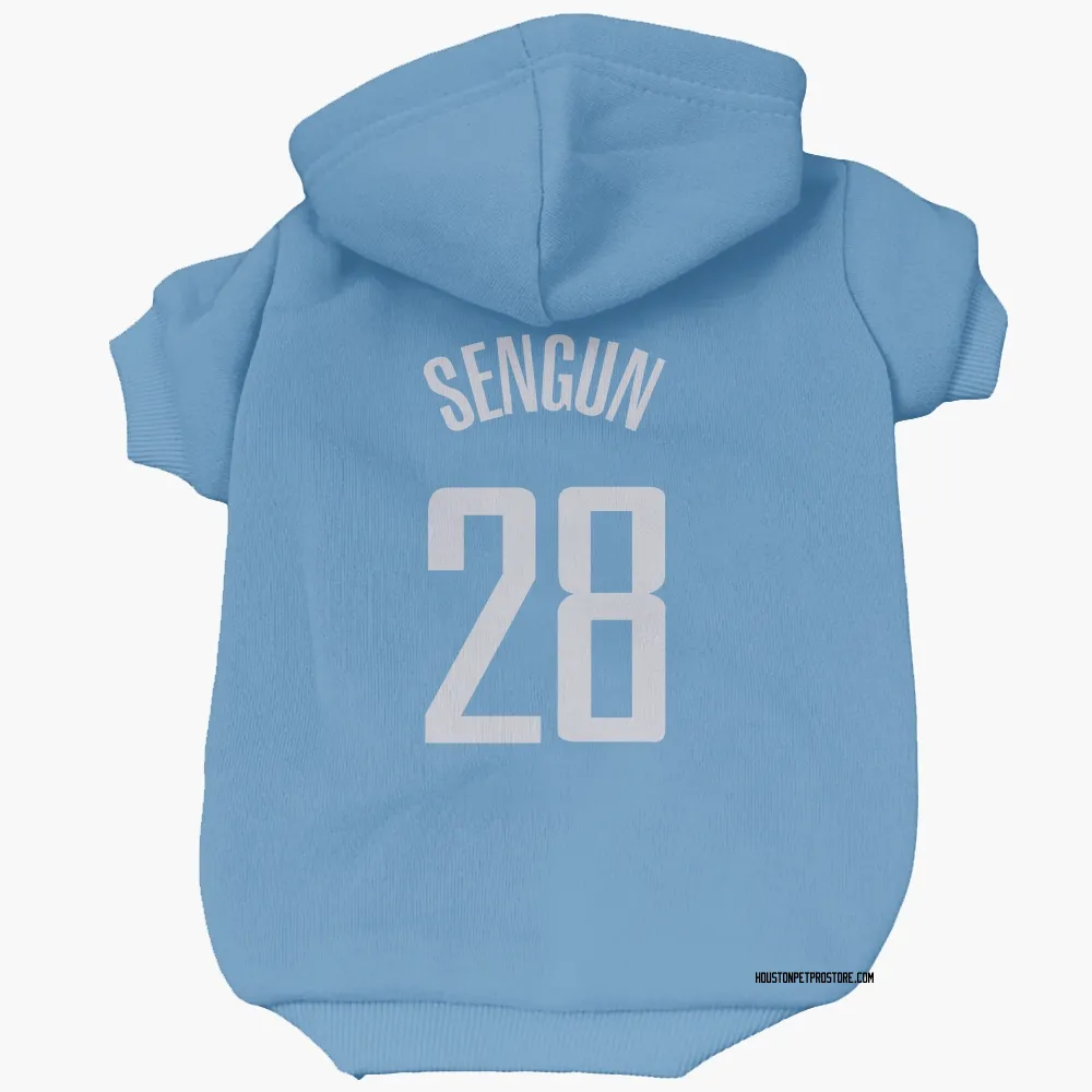 Houston Rockets Alperen Sengun Blue Pet Hoodie for Dog & Cat