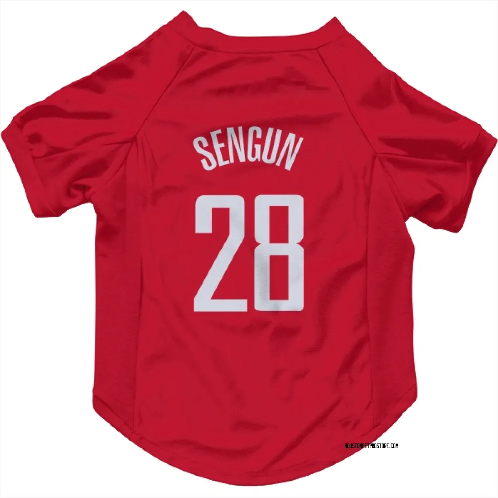 Houston Rockets Alperen Sengun Red Pet Jersey for Dog & Cat