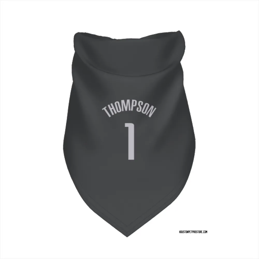 Houston Rockets Amen Thompson Black Pet Bandana for Dog & Cat
