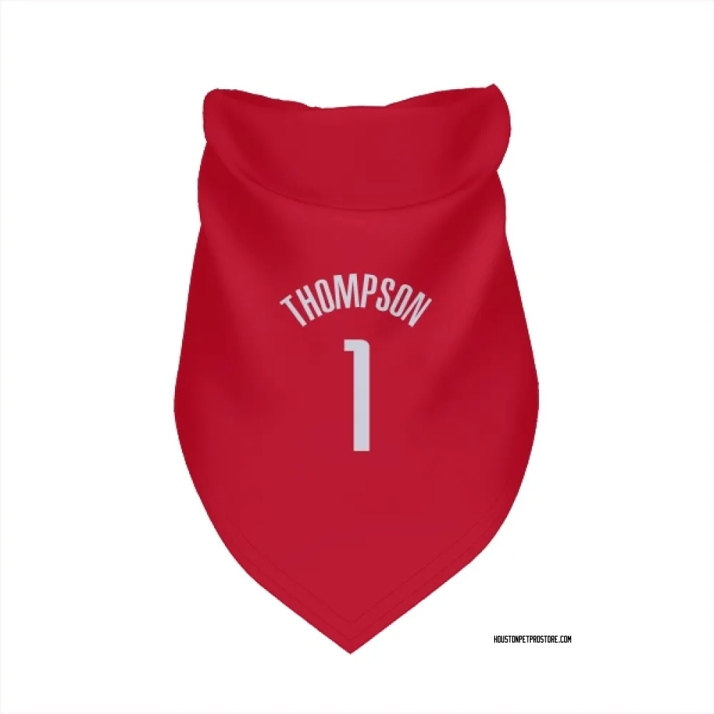 Houston Rockets Amen Thompson Red Pet Bandana for Dog & Cat
