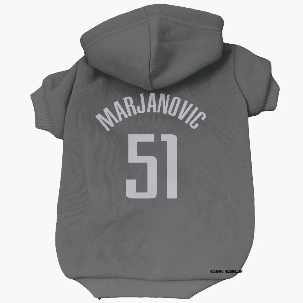 Houston Rockets Boban Marjanovic Black Pet Hoodie for Dog & Cat