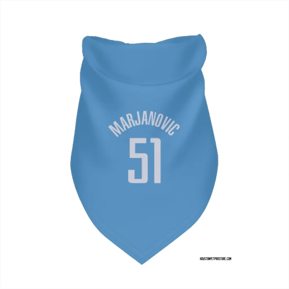 Houston Rockets Boban Marjanovic Blue Pet Bandana for Dog & Cat