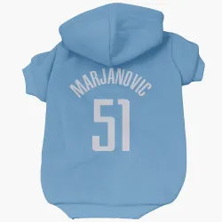 Houston Rockets Boban Marjanovic Blue Pet Hoodie for Dog & Cat