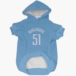 Houston Rockets Boban Marjanovic Blue Pet Hoodie for Dog & Cat