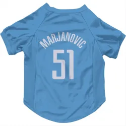 Houston Rockets Boban Marjanovic Blue Pet Jersey for Dog & Cat