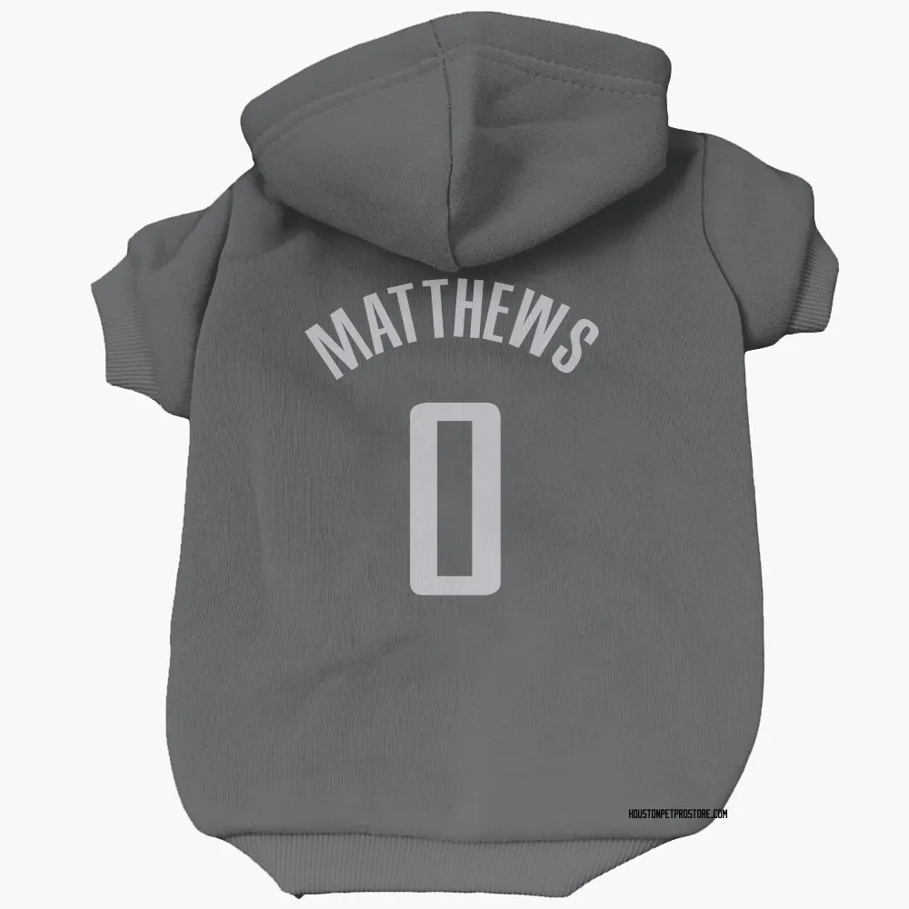 Houston Rockets Cameron Matthews Black Pet Hoodie for Dog & Cat