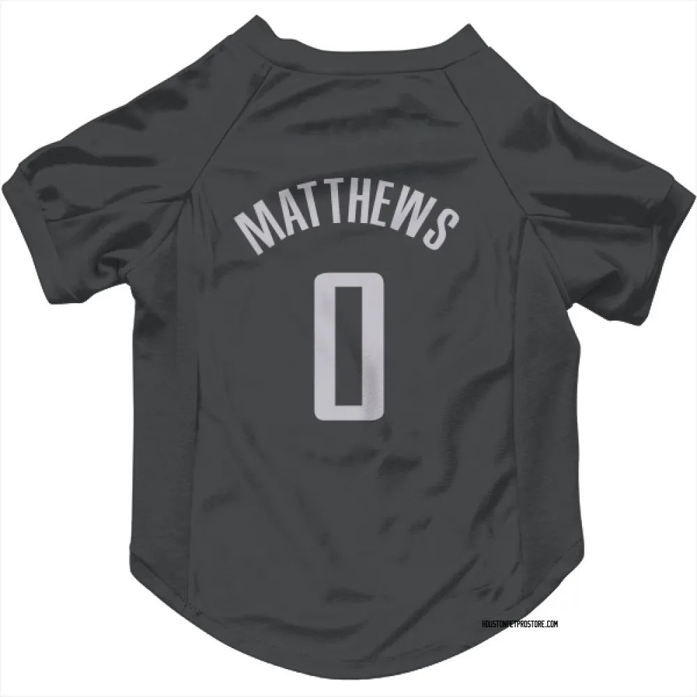 Houston Rockets Cameron Matthews Black Pet Jersey for Dog & Cat