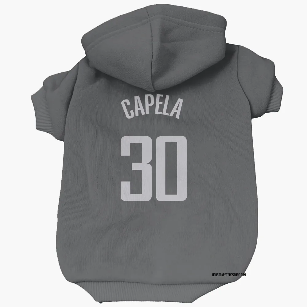 Houston Rockets Clint Capela Black Pet Hoodie for Dog & Cat
