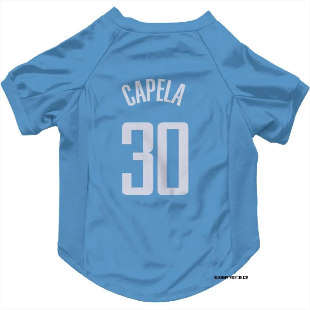 Houston Rockets Clint Capela Blue Pet Jersey for Dog & Cat
