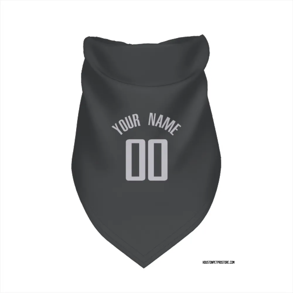 Houston Rockets Custom Black Pet Bandana for Dog & Cat