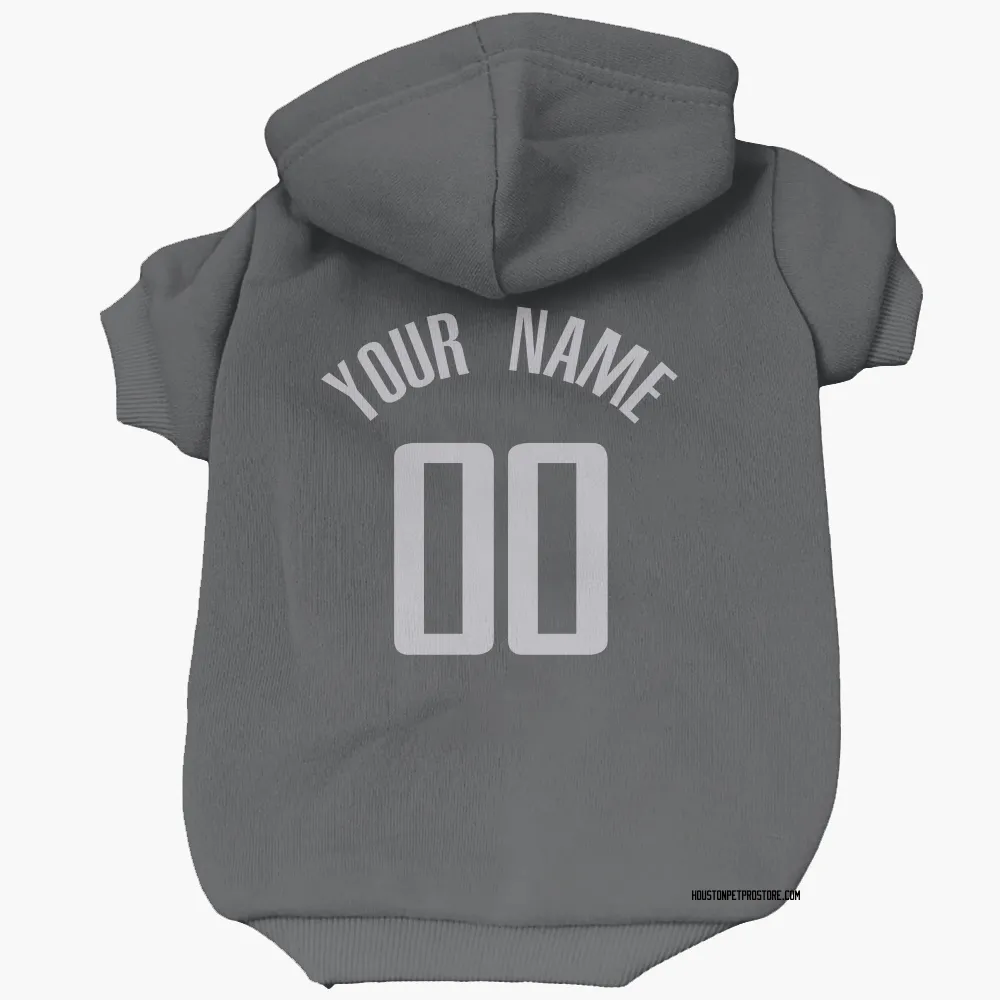 Houston Rockets Custom Black Pet Hoodie for Dog & Cat