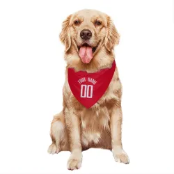 Houston Rockets Custom Red Pet Bandana for Dog & Cat