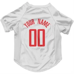 Houston Rockets Custom White Pet Jersey for Dog & Cat