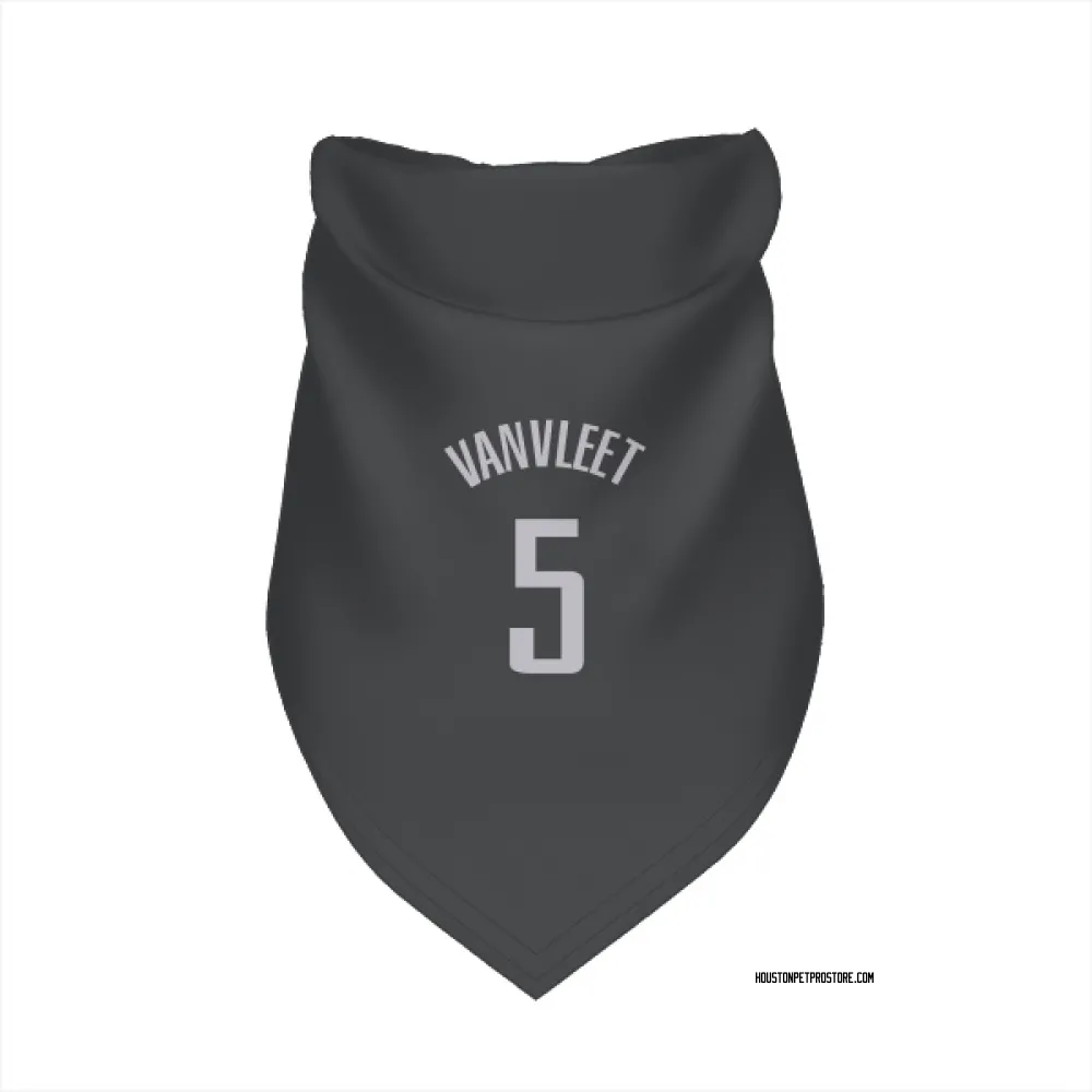 Houston Rockets Fred VanVleet Black Pet Bandana for Dog & Cat