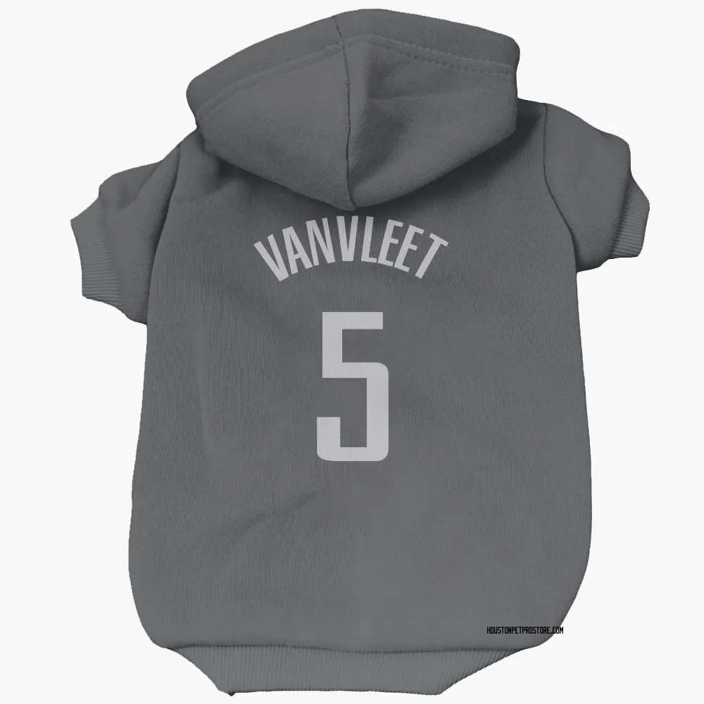 Houston Rockets Fred VanVleet Black Pet Hoodie for Dog & Cat