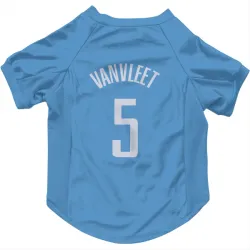 Houston Rockets Fred VanVleet Blue Pet Jersey for Dog & Cat