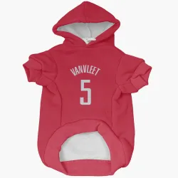 Houston Rockets Fred VanVleet Red Pet Hoodie for Dog & Cat