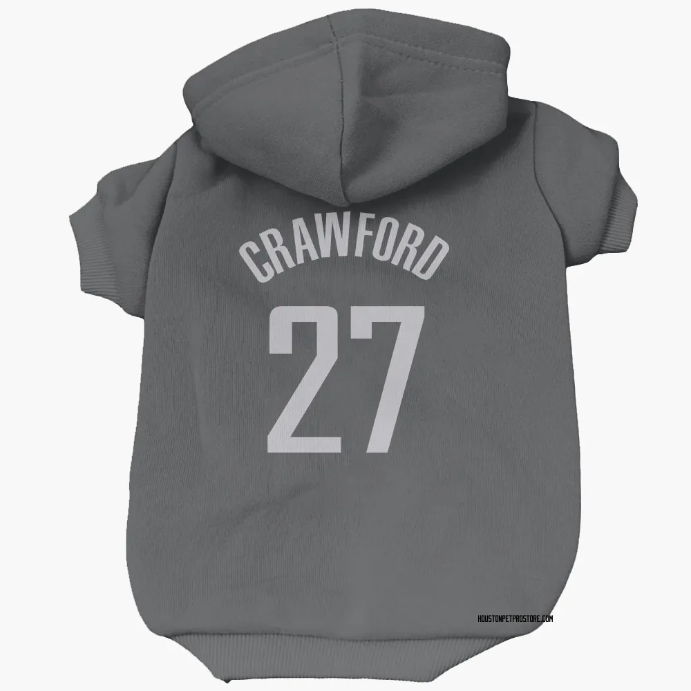 Houston Rockets Isaiah Crawford Black Pet Hoodie for Dog & Cat