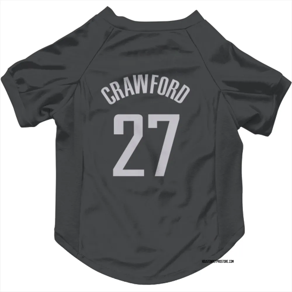 Houston Rockets Isaiah Crawford Black Pet Jersey for Dog & Cat