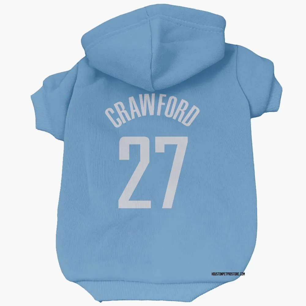 Houston Rockets Isaiah Crawford Blue Pet Hoodie for Dog & Cat