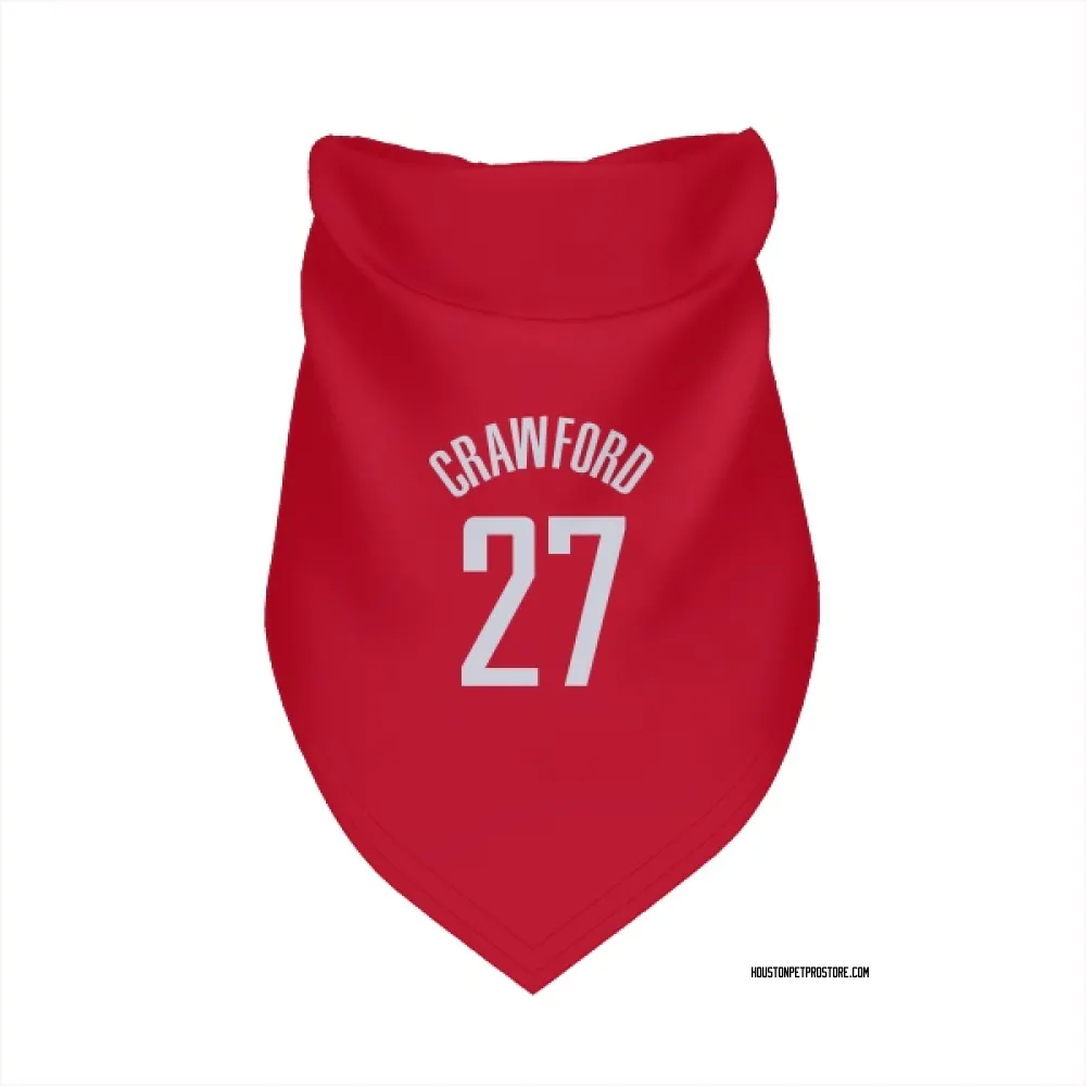 Houston Rockets Isaiah Crawford Red Pet Bandana for Dog & Cat