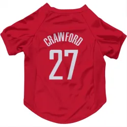 Houston Rockets Isaiah Crawford Red Pet Jersey for Dog & Cat