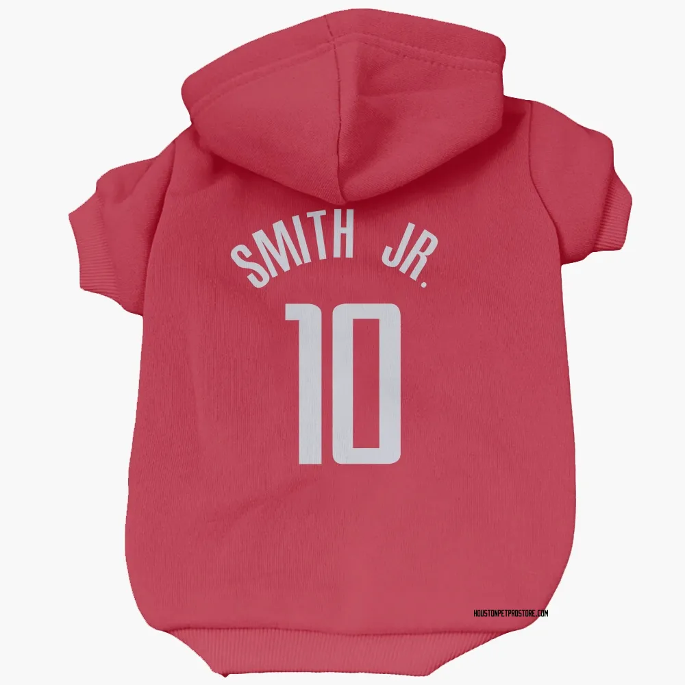 Houston Rockets Jabari Smith Jr. Red Pet Hoodie for Dog & Cat