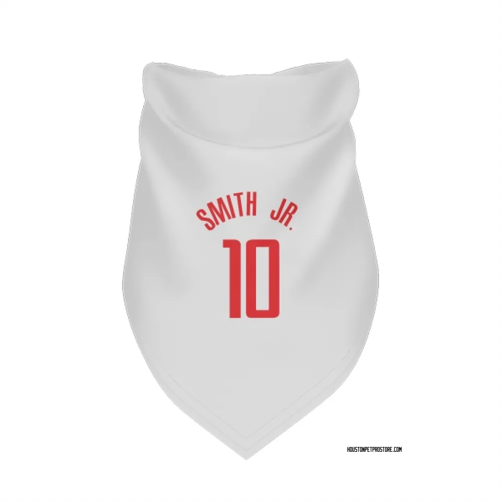 Houston Rockets Jabari Smith Jr. White Pet Bandana for Dog & Cat