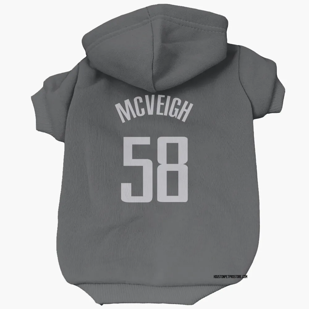 Houston Rockets Jack McVeigh Black Pet Hoodie for Dog & Cat