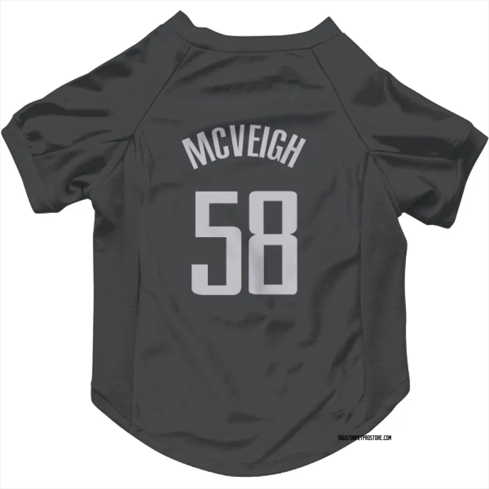 Houston Rockets Jack McVeigh Black Pet Jersey for Dog & Cat