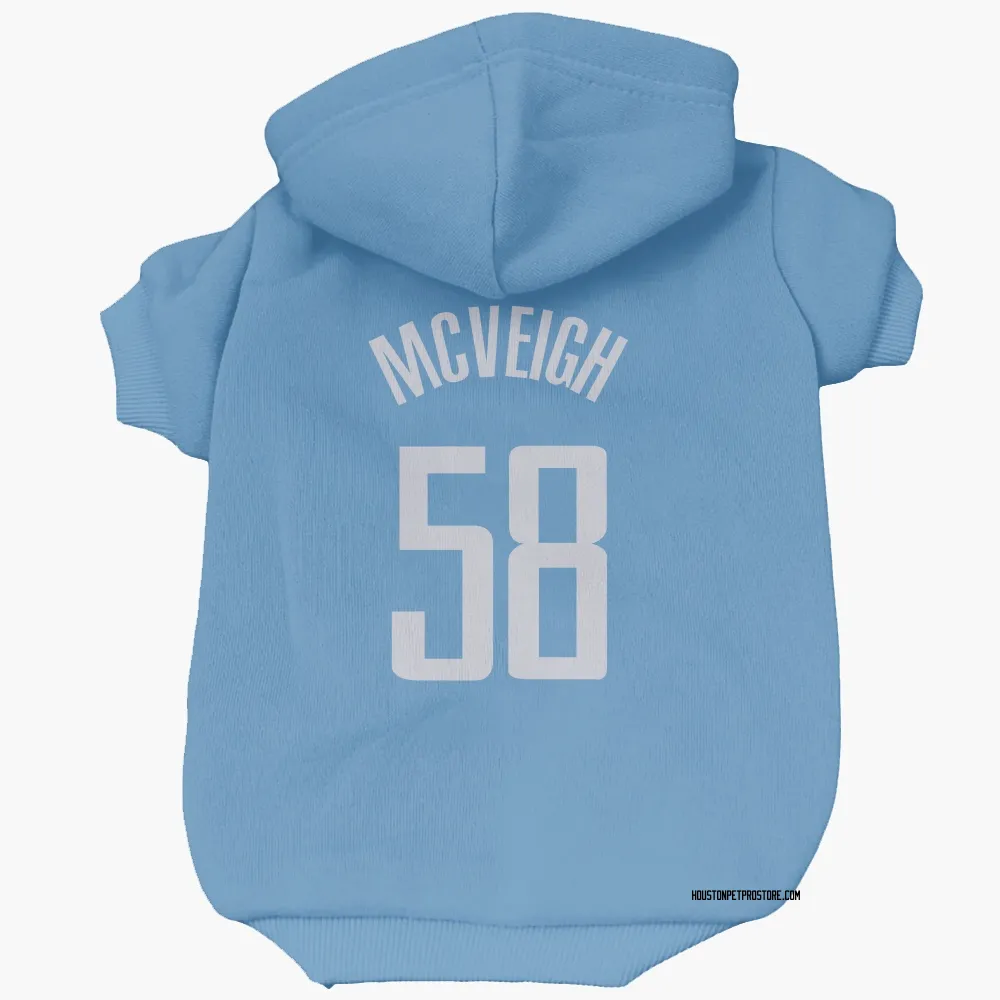 Houston Rockets Jack McVeigh Blue Pet Hoodie for Dog & Cat