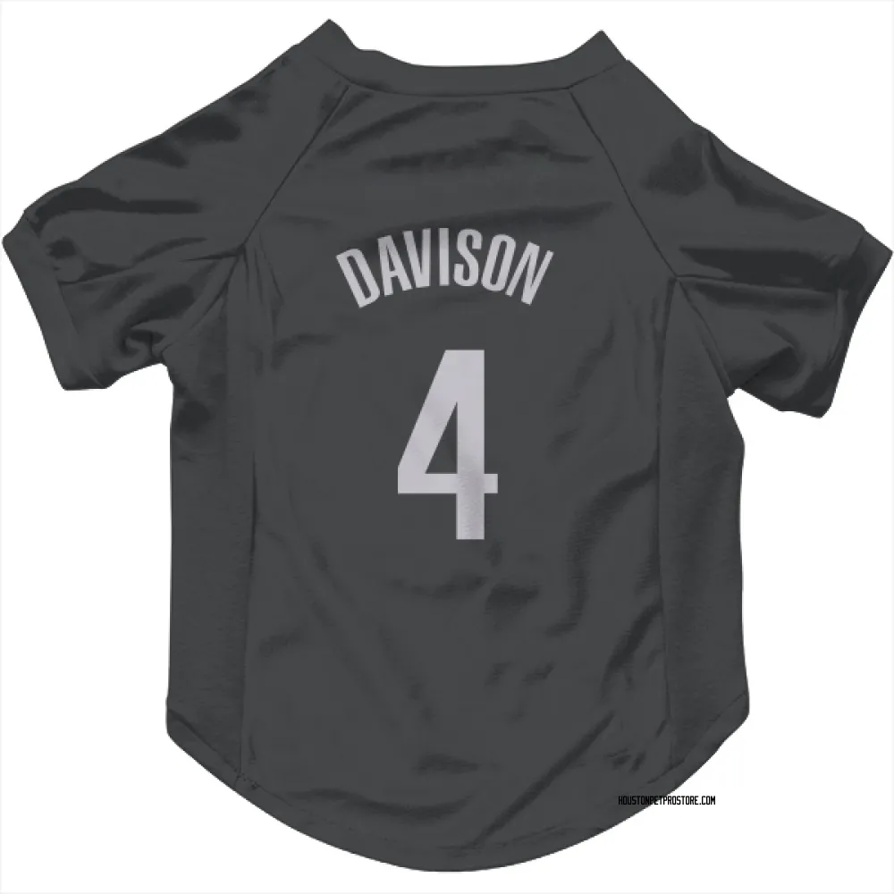 Houston Rockets JD Davison Black Pet Jersey for Dog & Cat