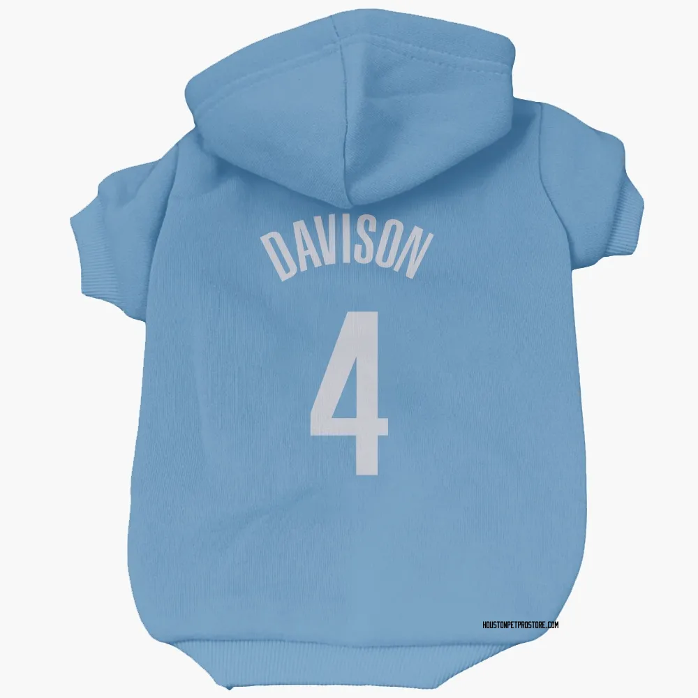 Houston Rockets JD Davison Blue Pet Hoodie for Dog & Cat