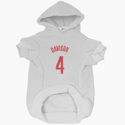 Houston Rockets JD Davison White Pet Hoodie for Dog & Cat