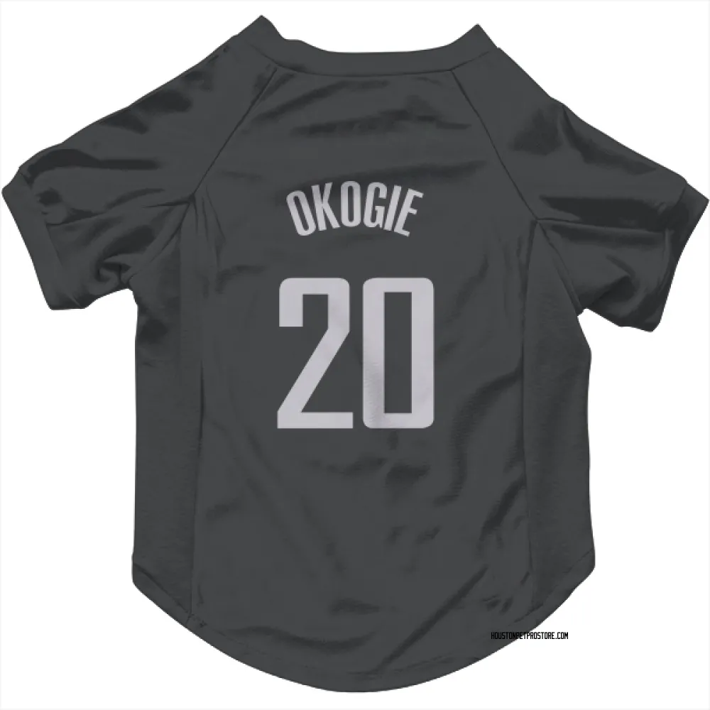 Houston Rockets Josh Okogie Black Pet Jersey for Dog & Cat