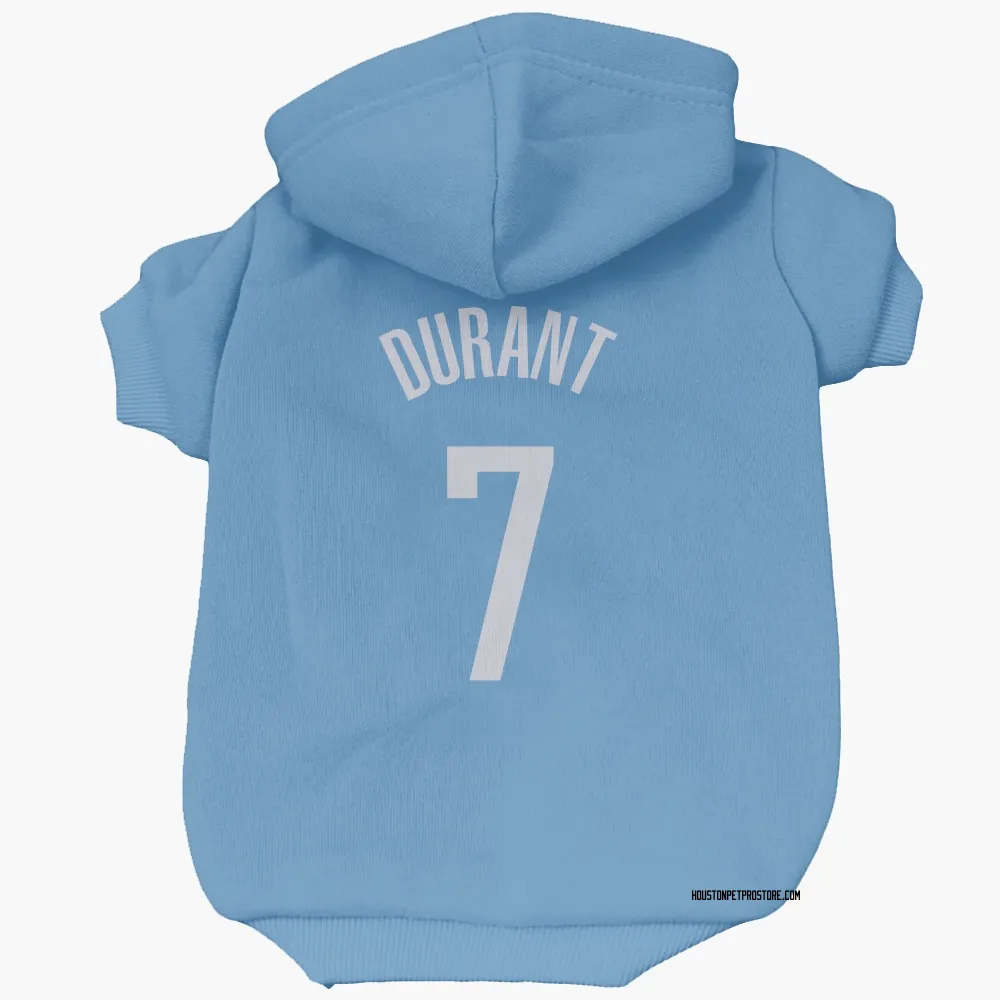 Houston Rockets Kevin Durant Blue Pet Hoodie for Dog & Cat