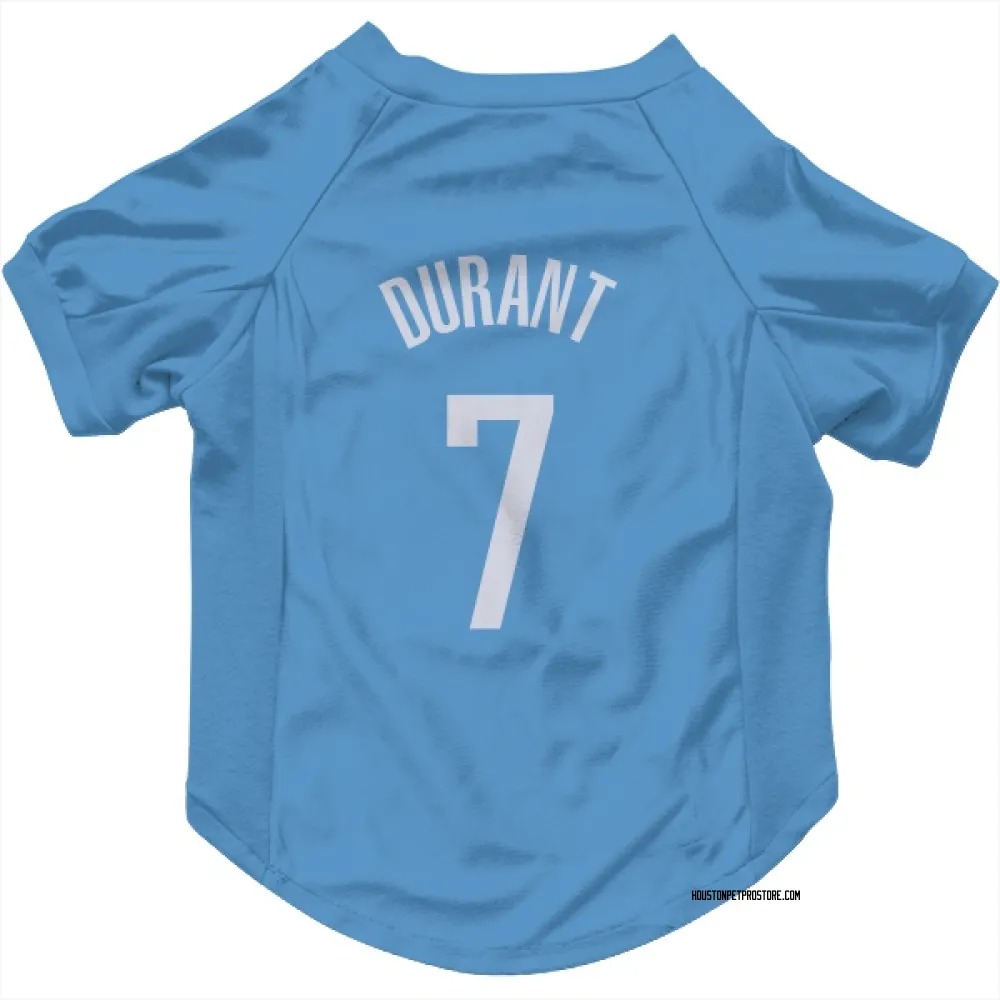 Houston Rockets Kevin Durant Blue Pet Jersey for Dog & Cat