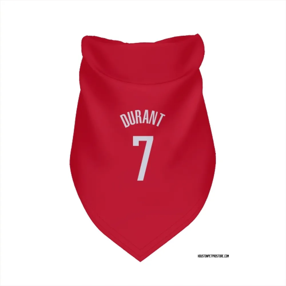 Houston Rockets Kevin Durant Red Pet Bandana for Dog & Cat