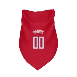 Houston Rockets Kevon Harris Red Pet Bandana for Dog & Cat