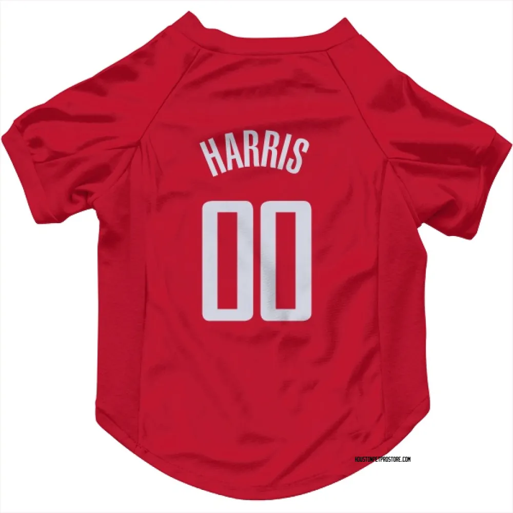 Houston Rockets Kevon Harris Red Pet Jersey for Dog & Cat