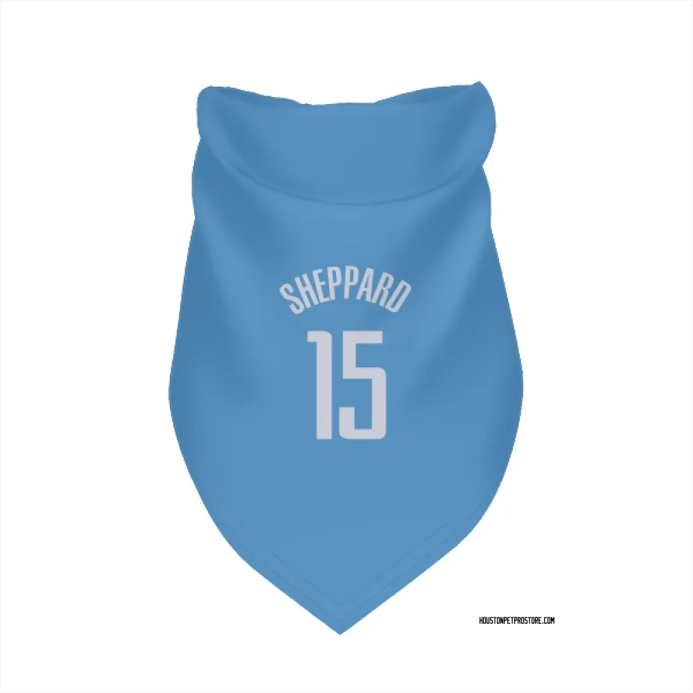 Houston Rockets Reed Sheppard Blue Pet Bandana for Dog & Cat