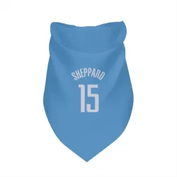 Houston Rockets Reed Sheppard Blue Pet Bandana for Dog & Cat