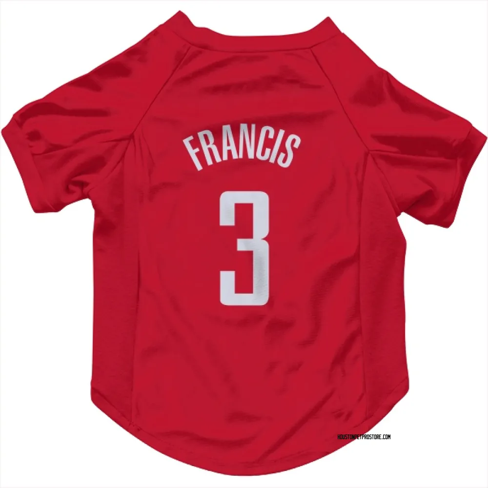 Houston Rockets Steve Francis Red Pet Jersey for Dog & Cat