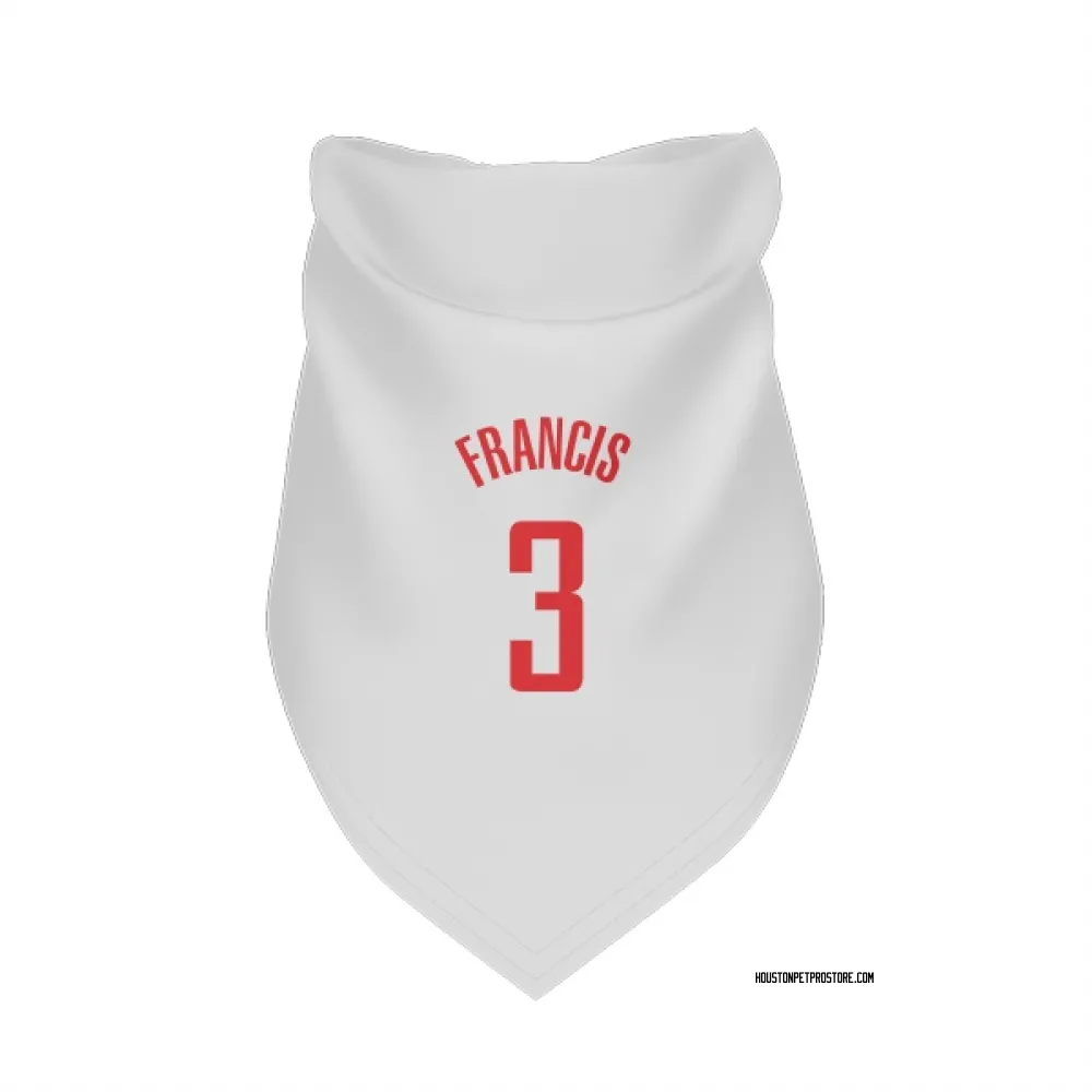 Houston Rockets Steve Francis White Pet Bandana for Dog & Cat