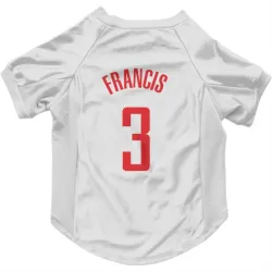 Houston Rockets Steve Francis White Pet Jersey for Dog & Cat