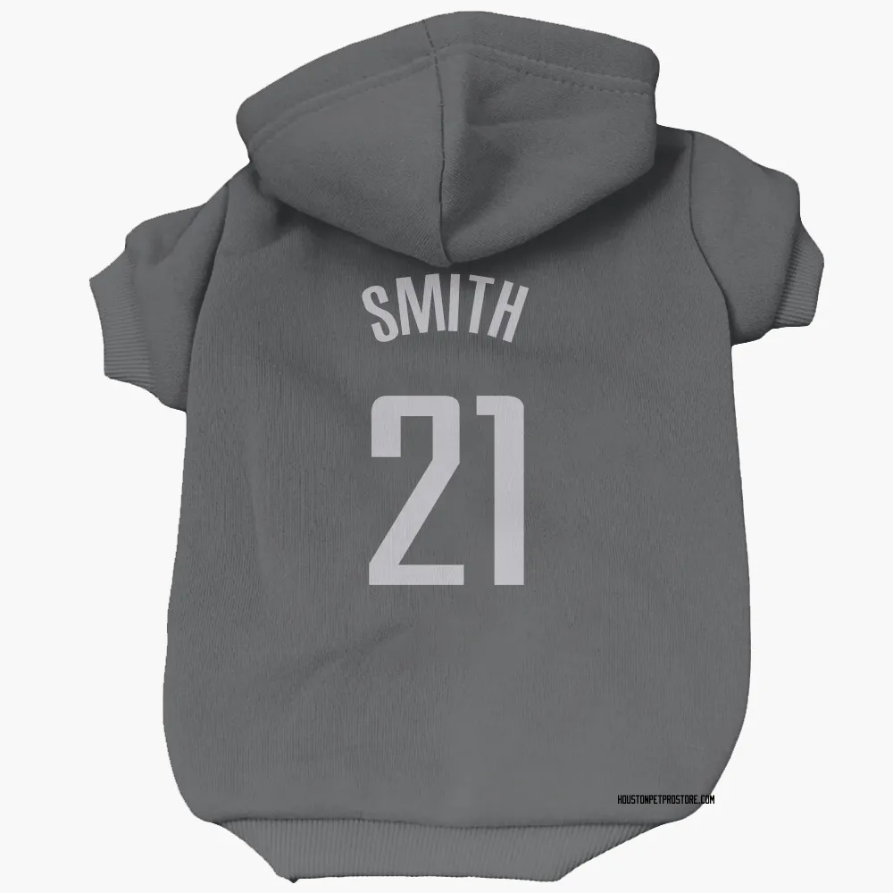 Houston Rockets Tyler Smith Black Pet Hoodie for Dog & Cat