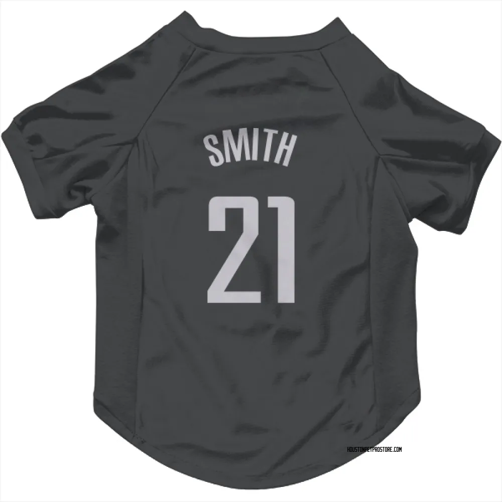 Houston Rockets Tyler Smith Black Pet Jersey for Dog & Cat