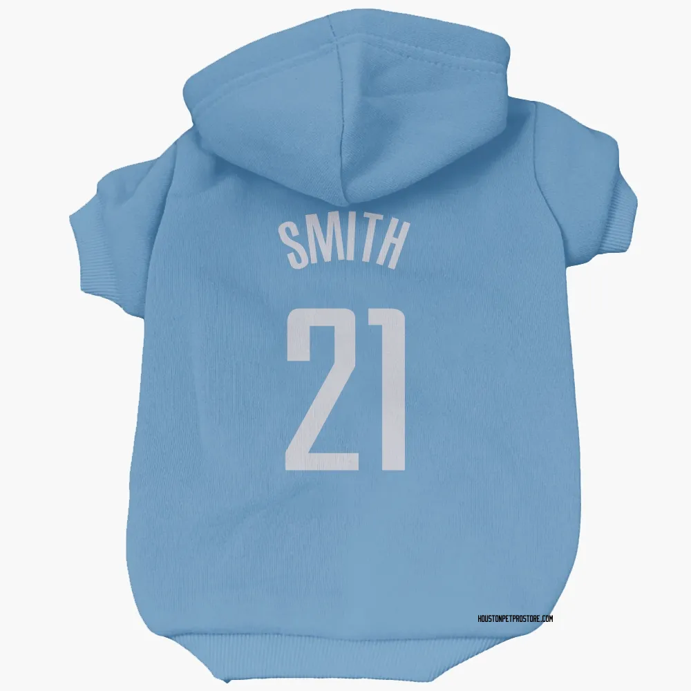 Houston Rockets Tyler Smith Blue Pet Hoodie for Dog & Cat