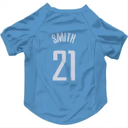 Houston Rockets Tyler Smith Blue Pet Jersey for Dog & Cat